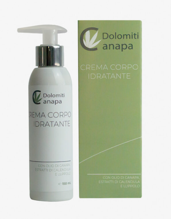 crema corpo idratante dolomiti canapa